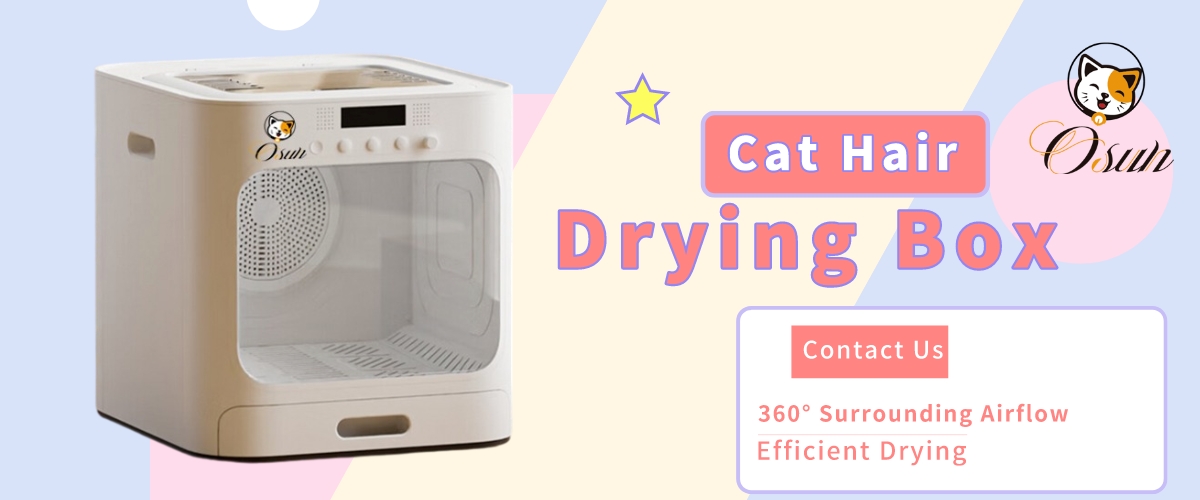 cat hair dryer machine box