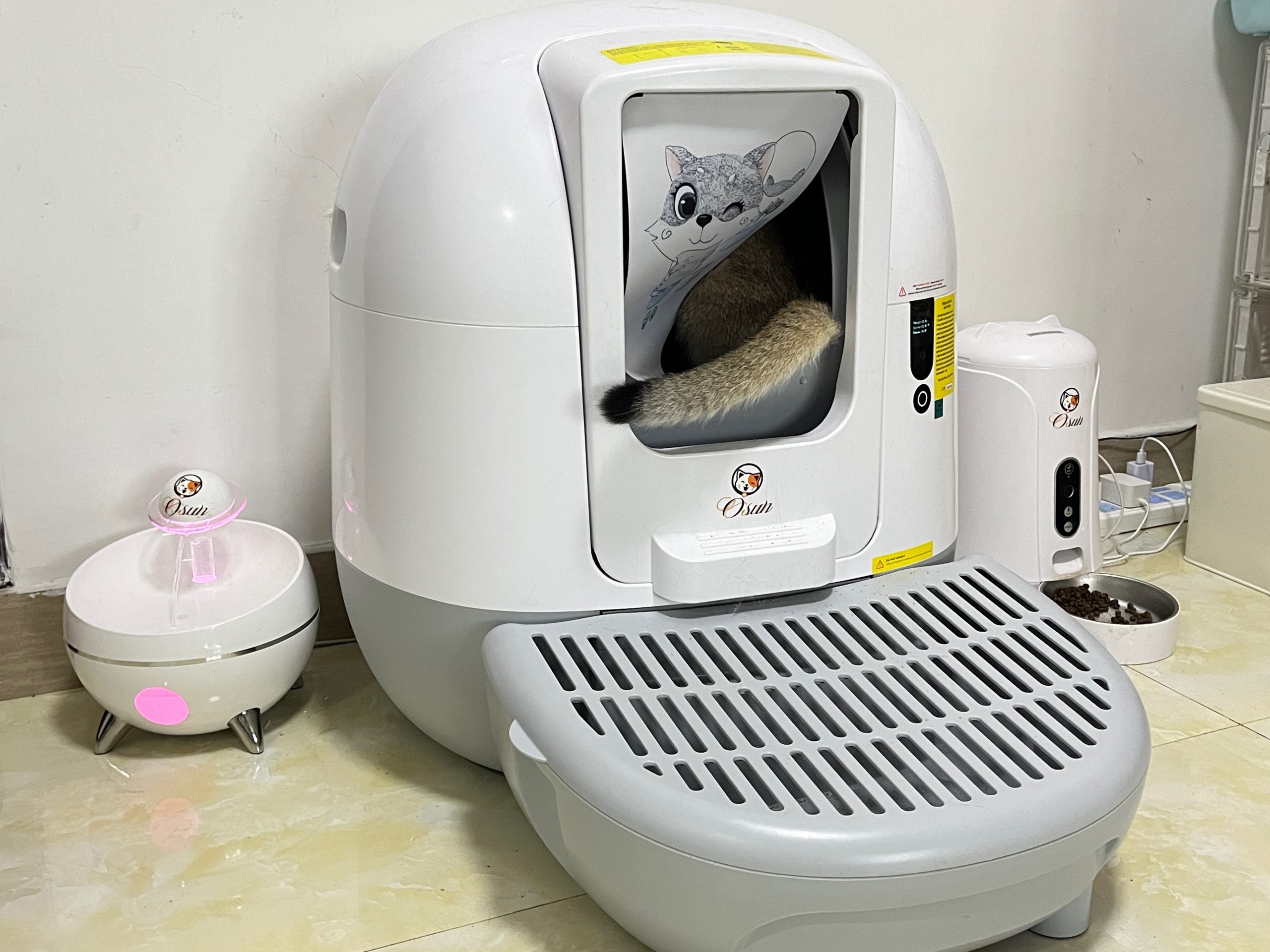 automatic cat litter box