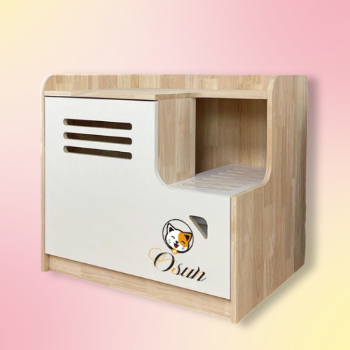 Osun Wooden Cat Litter Cabinet O-CH-A main 01