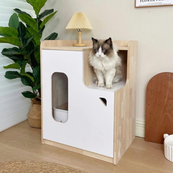 Wooden Litter Box Enclosure main 02