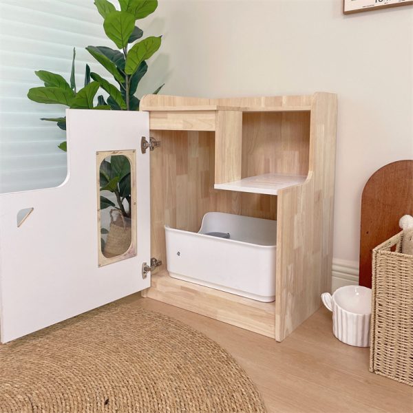 Wooden Litter Box Enclosure main 04