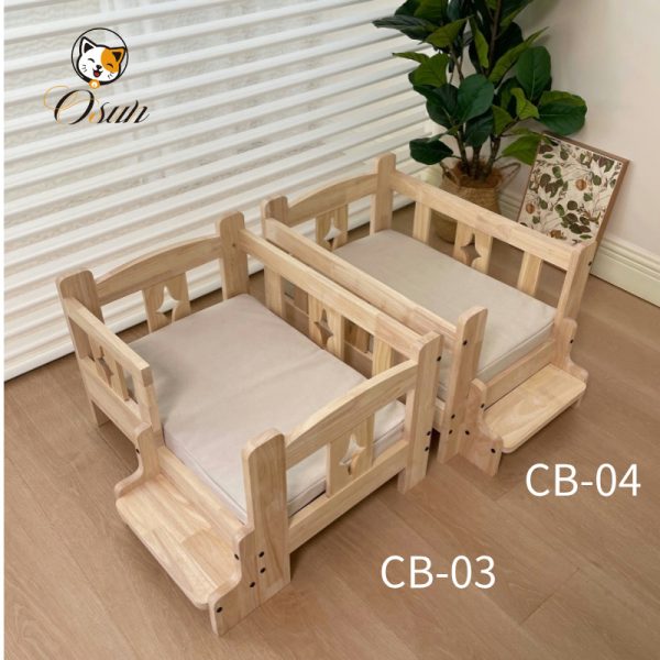 Osun Wholesale Wooden Cat Bed Box CB-03 03