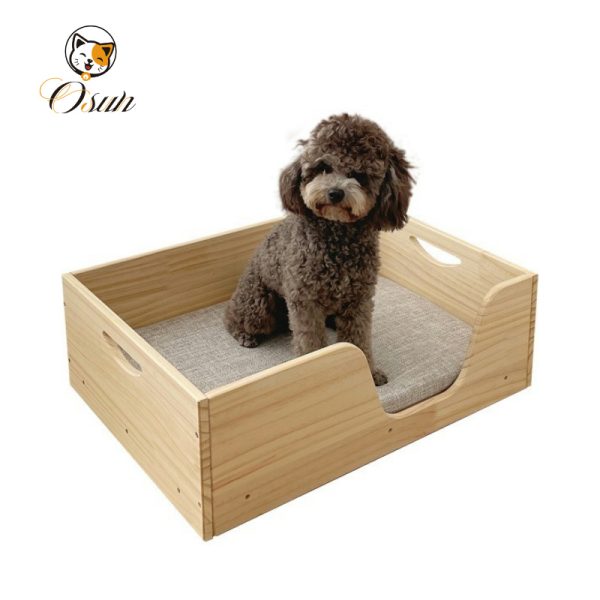 wholesale wooden cat bed 1