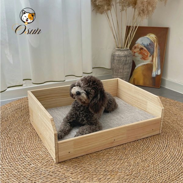 wholesale wooden cat bed 3